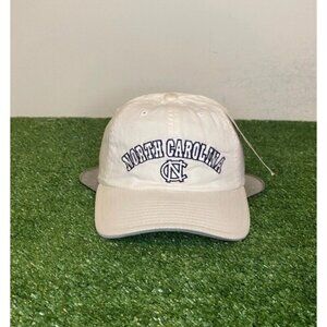 Vintage North Carolina Tar Heels hat caps trap back white blue American Needle